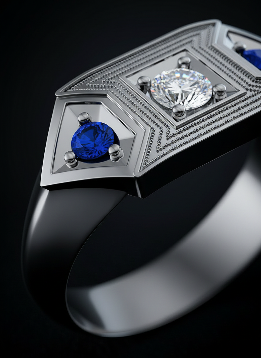 Anillo Banderita 0800 Don Rouch ARGENTA