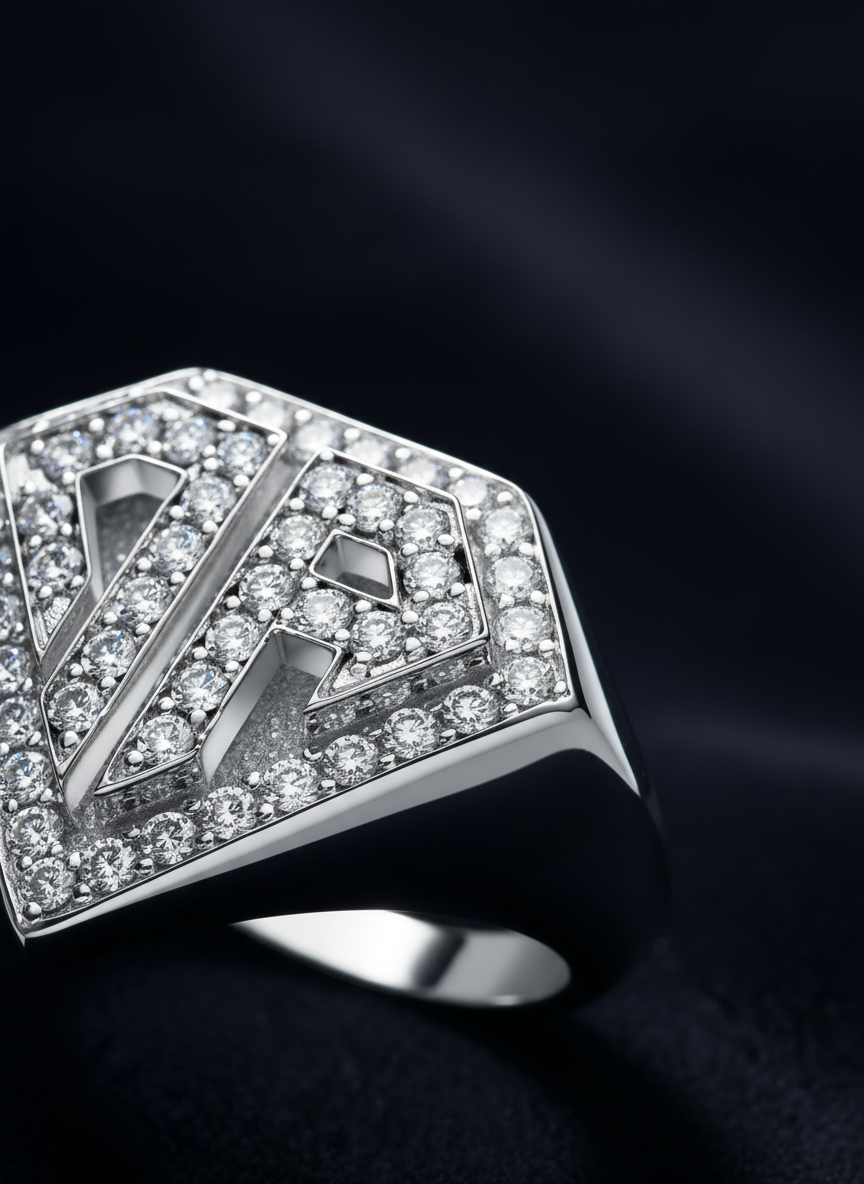 Anillo Clasico Ice Plata 0800 Don Rouch