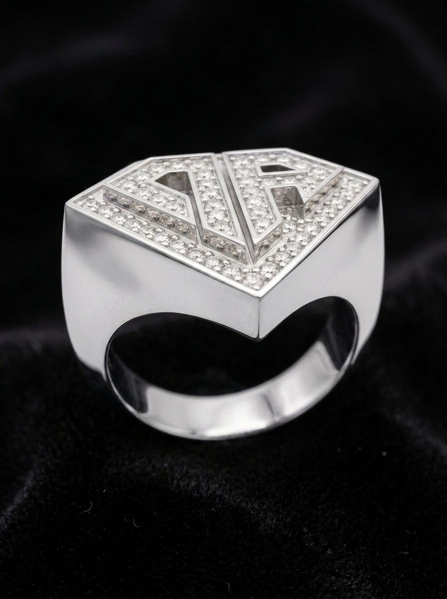 Anillo Clásico Ice Plata