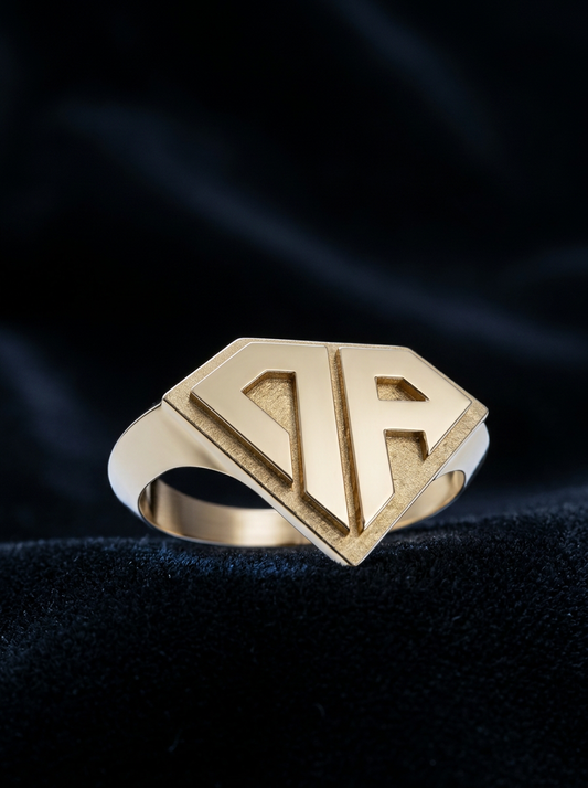 Anillo Baby Rouch Clásico ARGENTA Bañado en Oro