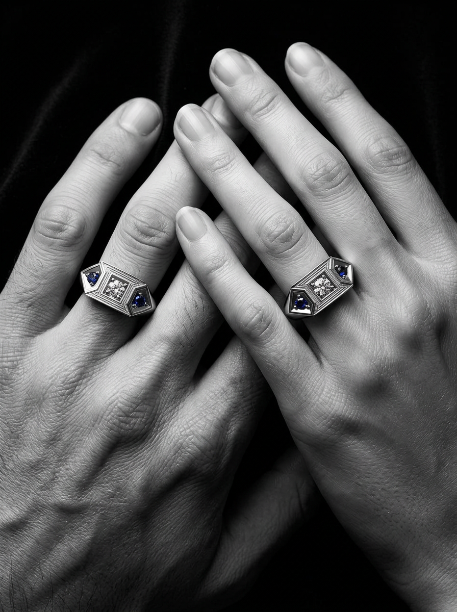 Anillo Banderita 0800 Don Rouch ARGENTA