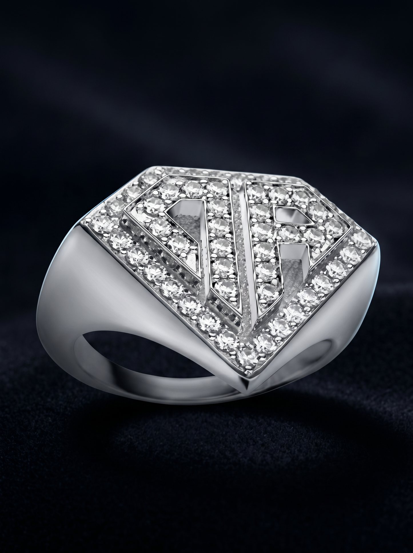 Anillo Clasico Ice Plata 0800 Don Rouch