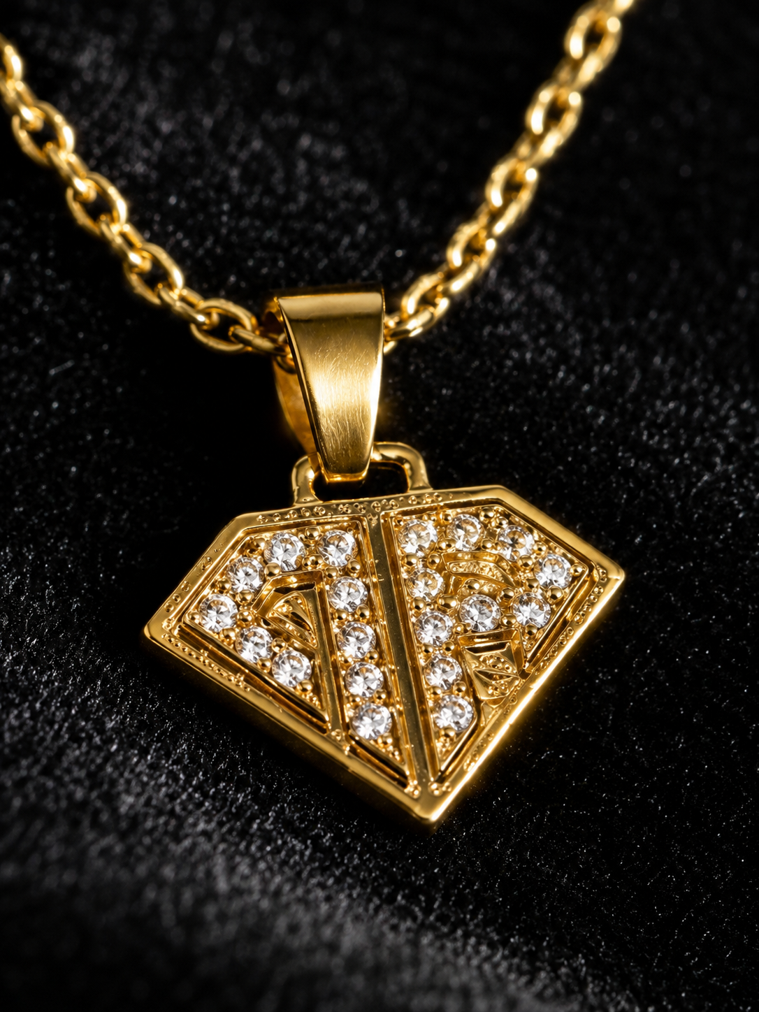 Chain Baby Rouch Full Ice - Bañada en Oro