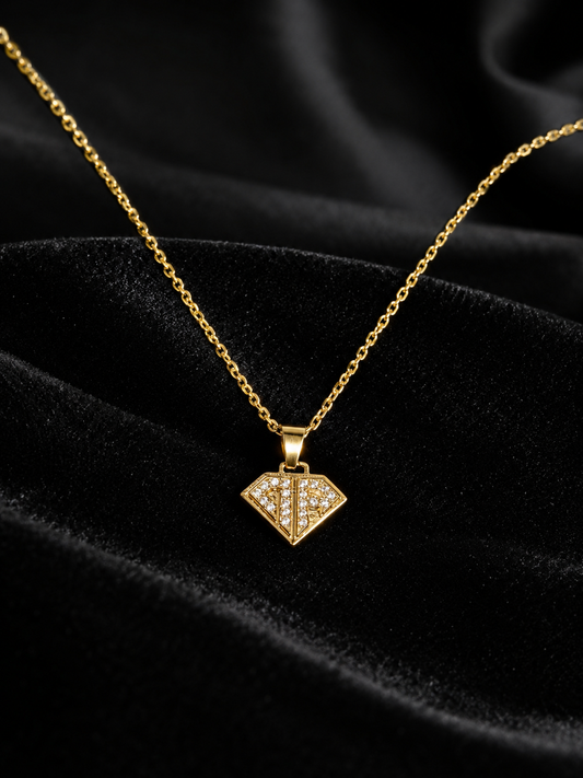 Chain Baby Rouch Full Ice - Bañada en Oro