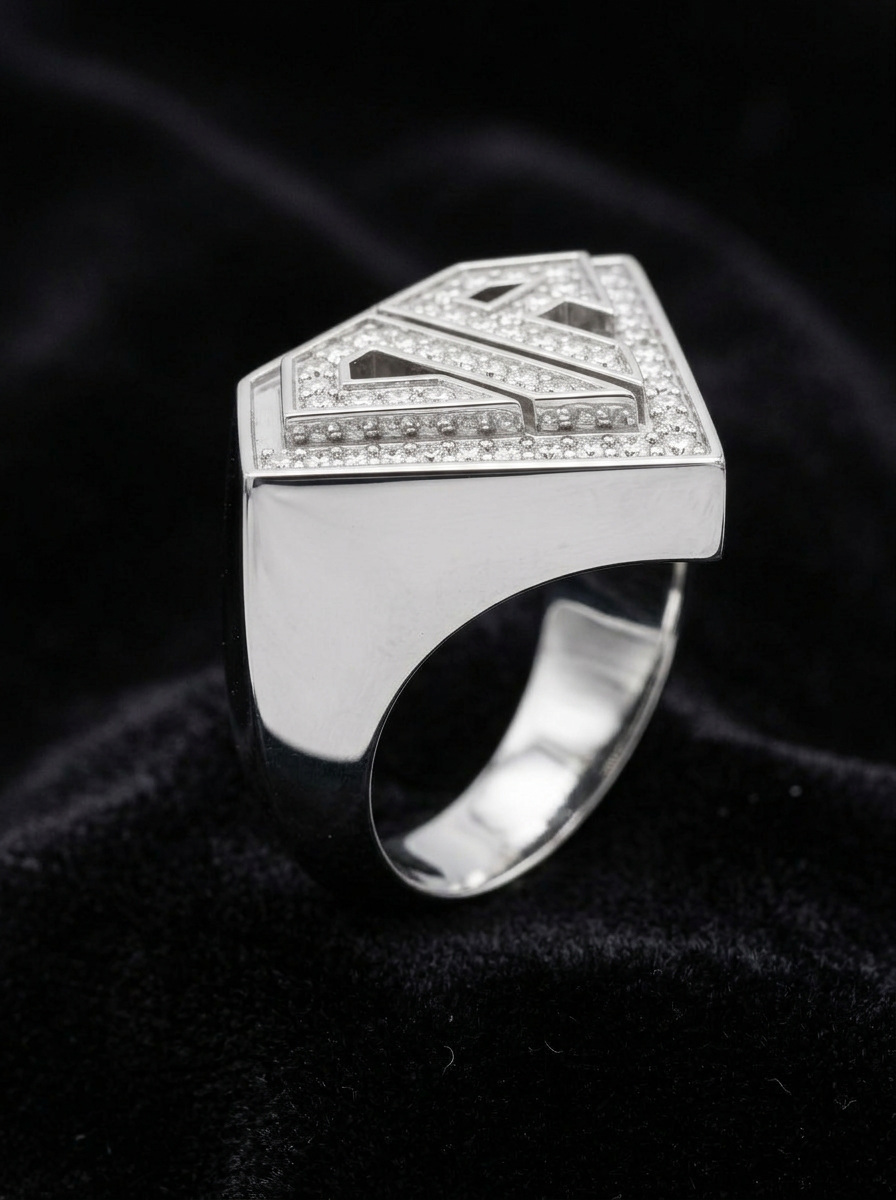 Anillo Clásico Ice Plata
