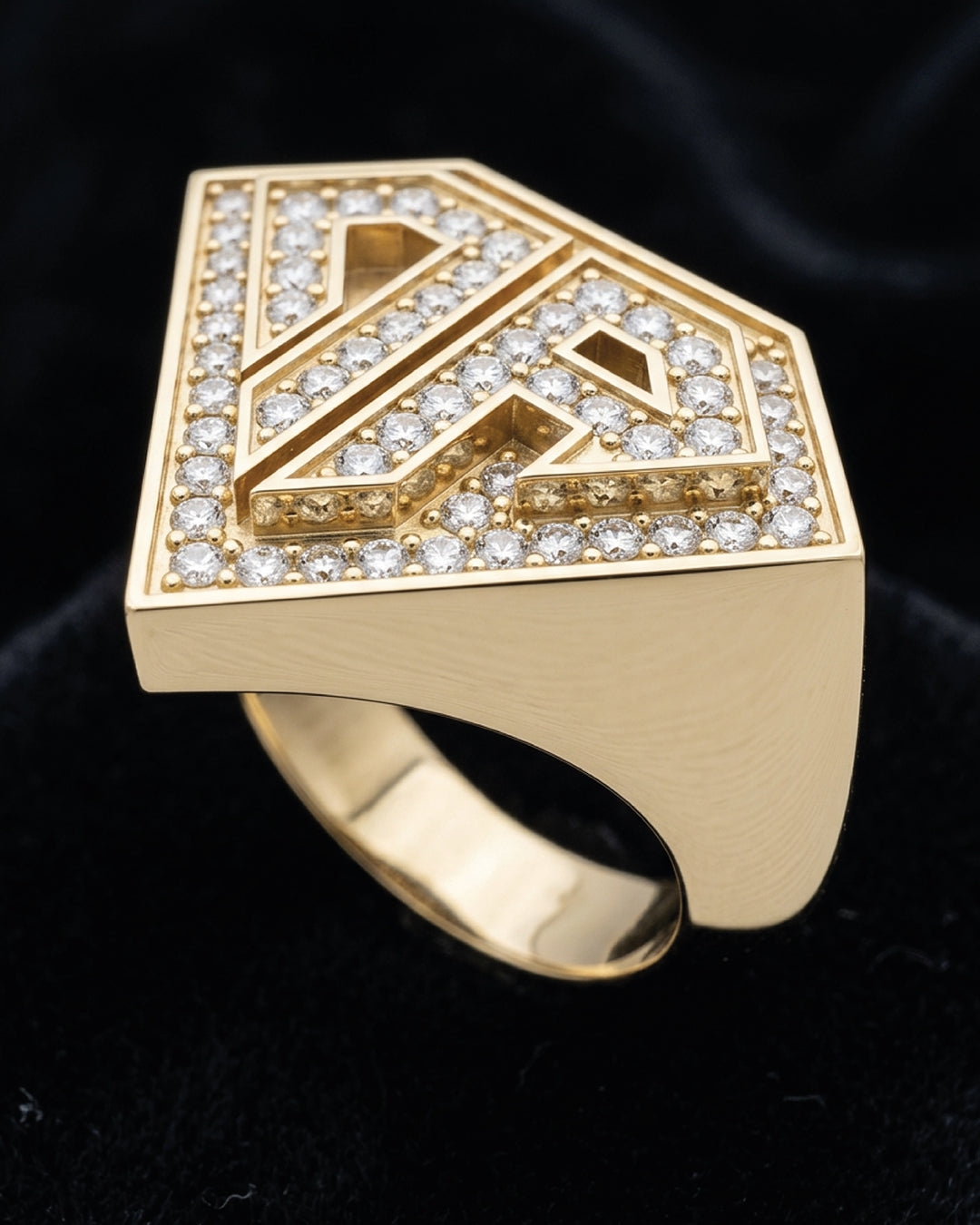 Anillo Clásico Ice oro